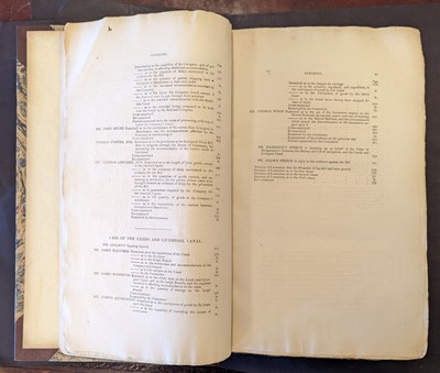 Lot 64 - Liverpool & Manchester Railway. Proceedings ... on the ... Railroad Bill, 1825