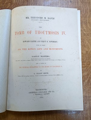 Lot 233 - Davis (Theodore M.) Theodore M. Davis' Excavations, 4 volumes, 1904-10