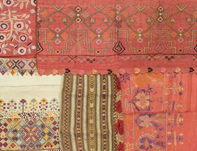 Lot 546 - Cretan. A group of hand-embroidered and hand-woven textiles, 19th/20th century