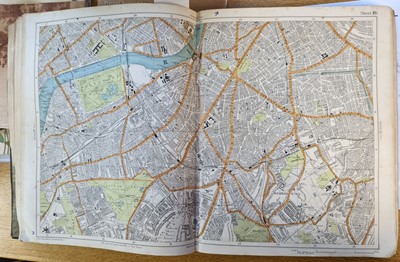 Lot 48 - Bacon (G. W.). Bacon's Large-Scale Atlas of London and Suburbs (Revised Edition)..., circa 1910