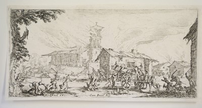Lot 40 - Callot (Jacques, 1592-1635). Les Petites Misères de la Guerre..., 1636
