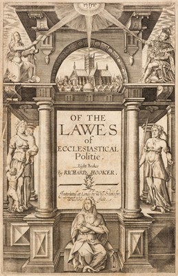Lot 318 - Hooker (Richard). Of the Lawes of Ecclesiastical Politie, 1611
