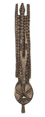 Lot 487 - Burkino Faso. A ceremonial carved wood plank mask