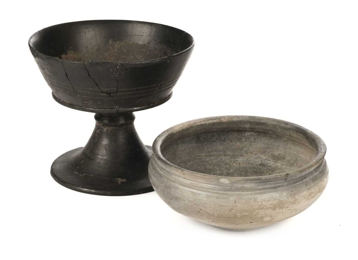 Lot 490 - Haida. Two argillite bowls