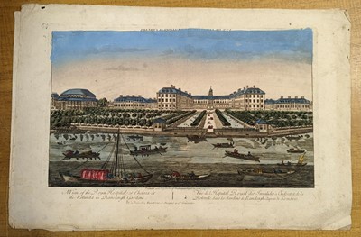 Lot 184 - London. Four vue d'optique, circa 1750