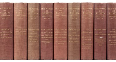 Lot 363 - The Works of John Ruskin (Library Edition), 39 volumes..., 1903-12