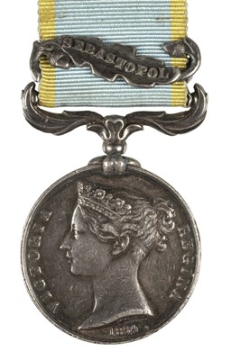 Lot 390 - Crimea 1854-56, 1 clasp, Sebastopol (J. Lee, Sergt R.M. Onboard HMS Highflyer.)