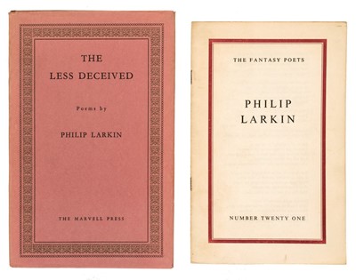 Lot 404 - Larkin (Philip). The Less Deceived, 1st edition, Hessle: The Marvell Press, 1955