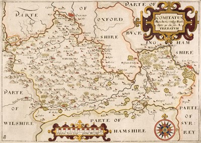 Lot 141 - Saxton (Christopher and Hole G. and Kip G.). Seven county maps, 1610 - 37