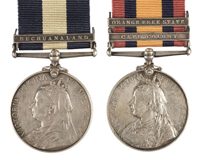 Lot 407 - Pair: Private S.H. Boyes, Cape Police