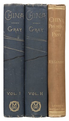 Lot 14 - Grey (John Henry). China. A history of the laws, manners, and customs..., 1878
