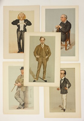 Lot 197 - Vanity Fair Caricatures. A collection of 50 artists and musicians, late 19th and early 20th century