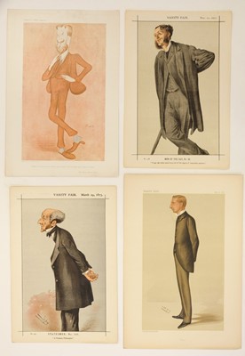 Lot 195 - Vanity Fair Caricatures. A collection of 26 literary figures, late 19th - early 20th century