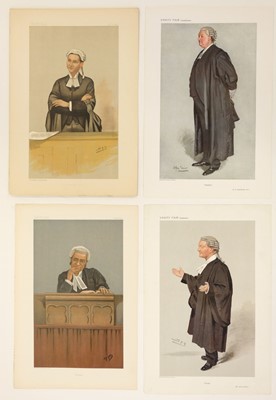 Lot 196 - Vanity Fair Caricatures. A collection of 30 legal caricatures, late 19th & early 20th century