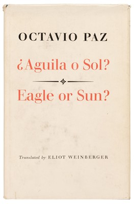 Lot 414 - Paz (Octavio). Kostas, inscribed by the author, Mexico City: Ediciones Papeles Privados, 1984