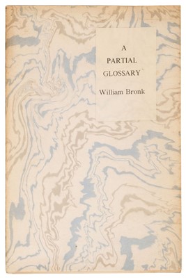 Lot 394 - Bronk (William). Light and Dark, 1st edition, Ashland: Origin Press, 1956