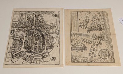 Lot 150 - Swidnica/Schweidnitz. A collection of seven town plans and maps, 17th & 18th century