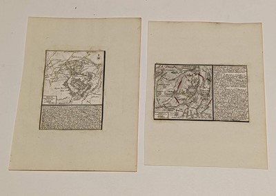 Lot 150 - Swidnica/Schweidnitz. A collection of seven town plans and maps, 17th & 18th century