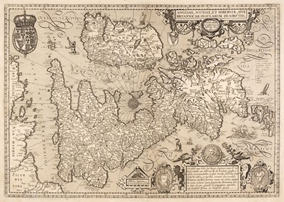 Lot 95 - British Isles. Jansson (Jan), Angliae, Scotiae, et Hiberniae sive Britannicar Insularum..., 1621