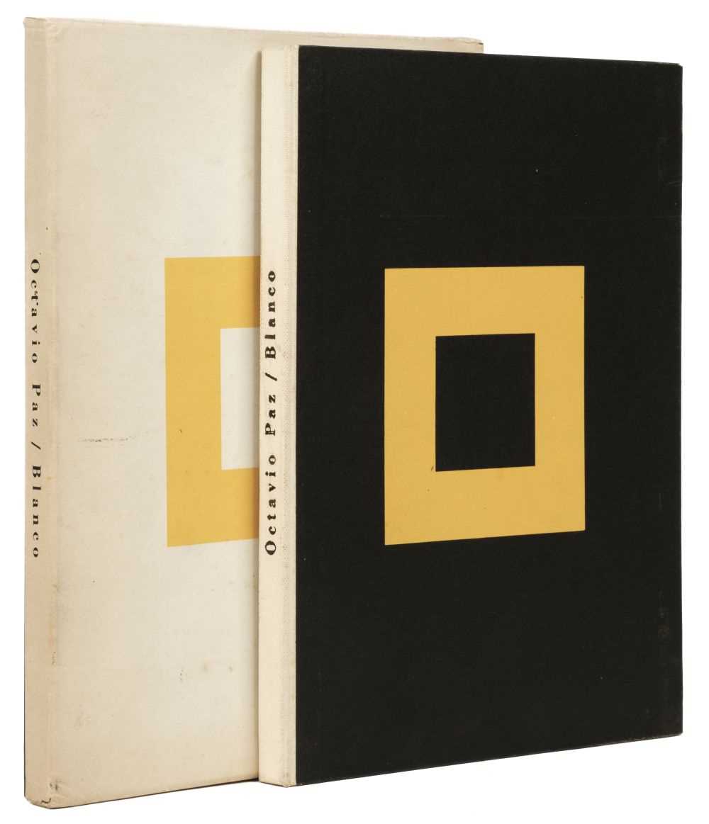 Lot 413 - Paz (Octavio). Blanco, 1st edition, limited lettered edition, Mexico: Joaquín Mortiz, 1967