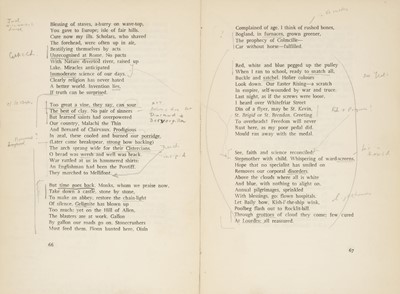 Lot 397 - Clarke (Austin). Later Poems, 1st edition, Dublin: Dolmen Press, 1961