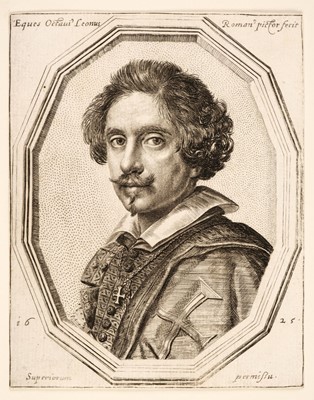 Lot 53 - Leoni, Ottavio (Il Padovano), Self Portrait, etching with engraving, 1625 and four other portraits