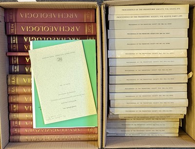 Lot 275 - Prehistoric Society. Proceedings, 55 vols., 1935- 83