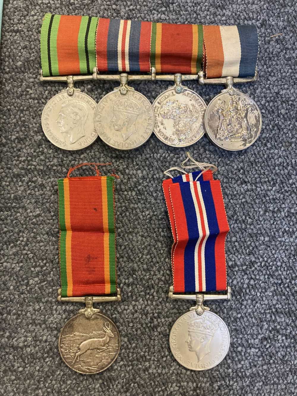 Lot 434 - WWII South Africa. Women's Auxiliary Air Force Medals