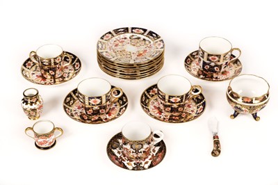 Lot 465 - Royal Crown Derby. Various teaware and other teawares