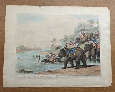 Lot 184 - Williamson (Captain T. & Howitt S.). 13 prints originally published in Oriental Field Sports, 1807