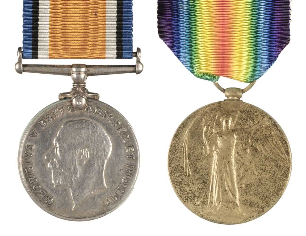 Lot 419 - Nursing Medals. WWI pair to Staff Nurse G.V. Robertson, South Africa Military Nursing Service