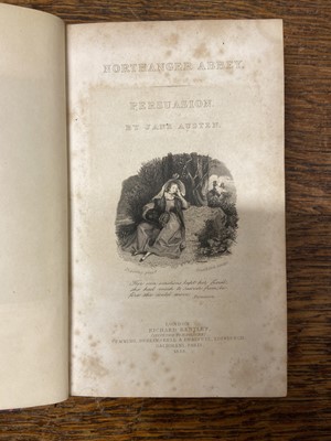 Lot 183 - Austen (Jane). Northanger Abbey, Persuasion, 1st illustrated edition, London: Richard Bentley, 1833