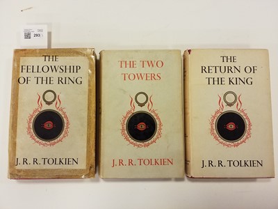 Lot 293 - Tolkien (J.R.R). The Lord of the Rings, 3 volumes, 1956-57