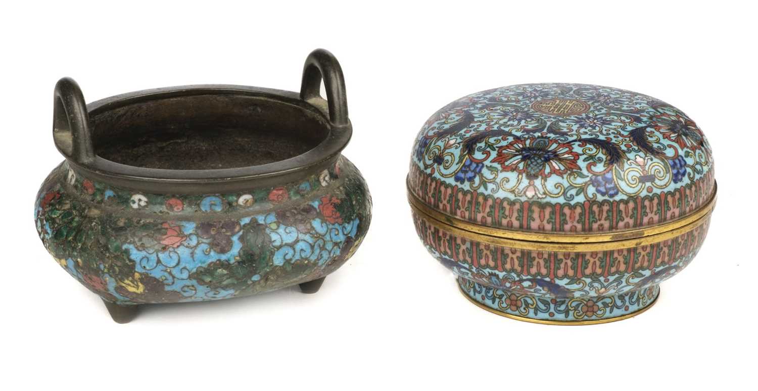 Lot 474 - Chinese Cloisonne. A 19th-century Chinese