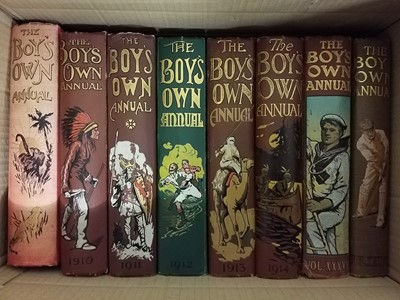 Lot 301 - The Boy's Own Annual. 37 volumes, circa 1900-36