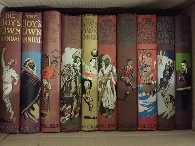 Lot 301 - The Boy's Own Annual. 37 volumes, circa 1900-36