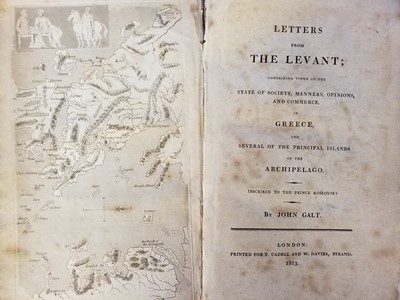 Lot 308 - Galt (John). Letters from the Levant, 1813