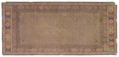 Lot 582 - Persian. A large block-printed cloth, 19th century