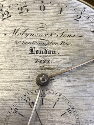 Lot 335 - Marine Chronometer.  Molyneaux & Sons, 30 Southampton Row, London circa 1830