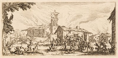 Lot 36 - Callot (Jacques, 1592-1635). Les Petites Misères de la Guerre, 1636, etchings, set of 6