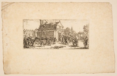 Lot 36 - Callot (Jacques, 1592-1635). Les Petites Misères de la Guerre, 1636, etchings, set of 6