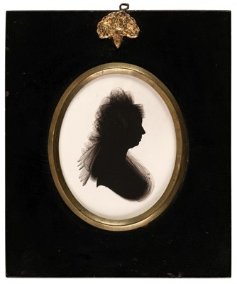 Lot 94 - Miers (John, 1756-1821). Silhouette portrait of a gentleman and others