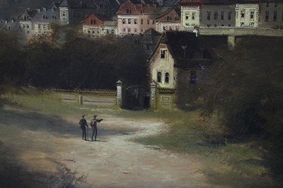 Lot 282 - Jankowski (Johann Wilhelm, circa 1800-1870). View of Salzburg, 1866