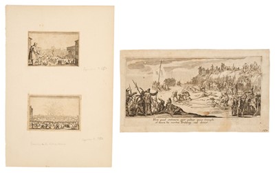 Lot 42 - Callot, Jacques (1592-1635). Etchings from Les Supplices, and Capricci, etchings, 1617-1629