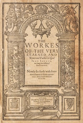 Lot 235 - Jewel (John). The Workes, 1611