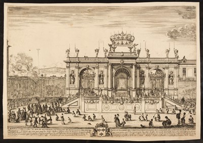 Lot 48 - Della Bella, Stefano, The Procession of the Holy Sacrament, etching, and three others
