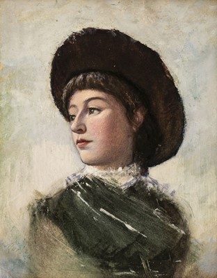 Lot 261 - Manner of Giovanni Boldini (1842-1931). Study of a Girl