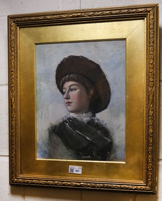 Lot 261 - Manner of Giovanni Boldini (1842-1931). Study of a Girl