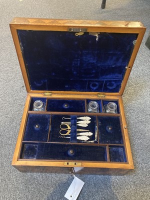 Lot 361 - Work Box. A fine George III period parquetry work box