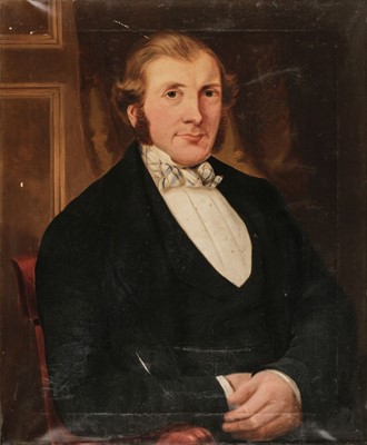 Lot 77 - Chapman (William Jones, 1808-after 1870). Portrait of a Gentleman